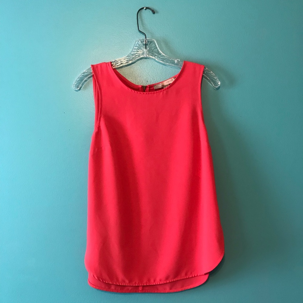 Hot Pink Sleeveless Top